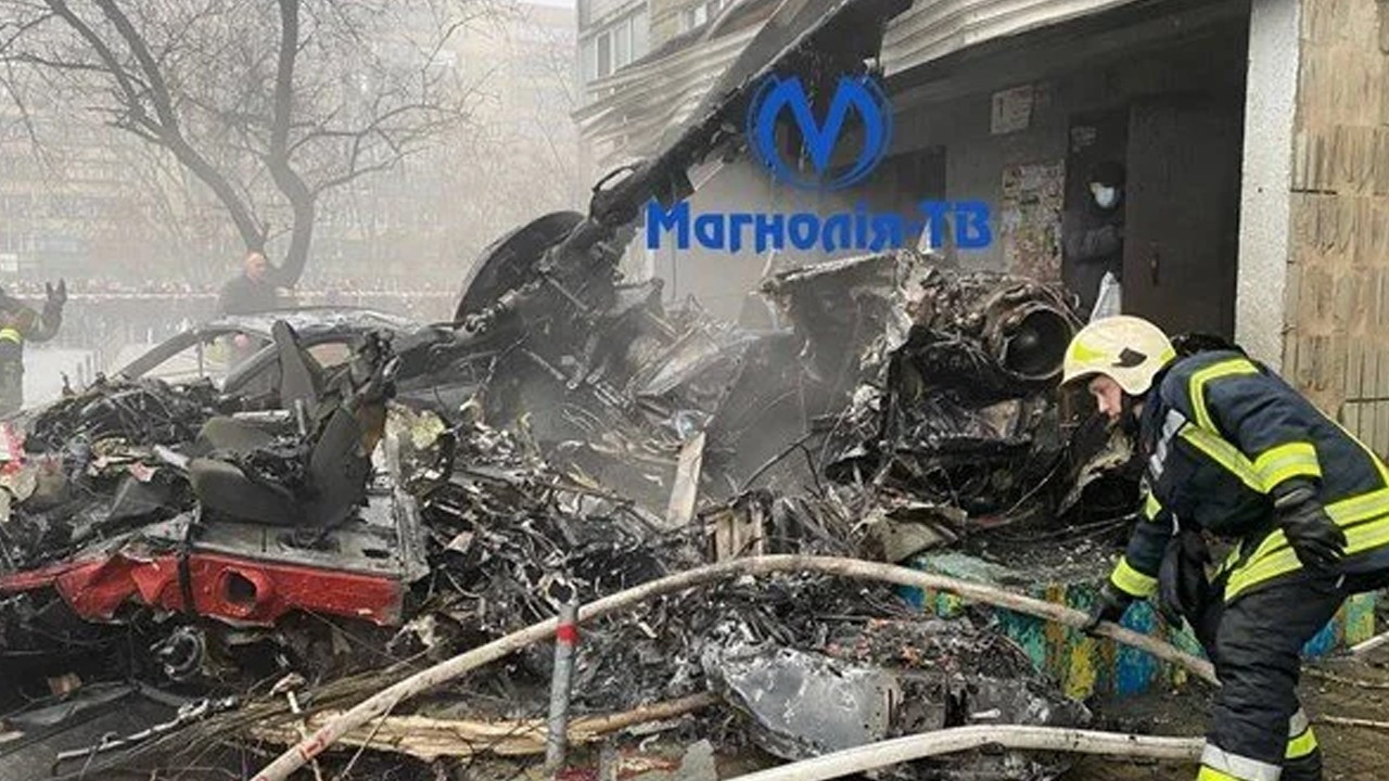 Son dakika… Ukrayna’da helikopter faciası! İçişleri Bakanı dahil 16 ölü