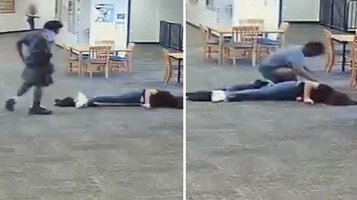 ABD’de bir öğrenci, oyun cihazını elinden alan öğretmeni öldüresiye darbetti