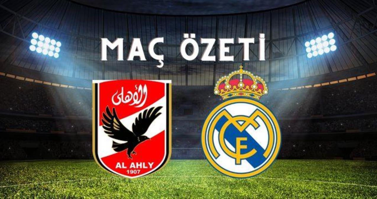 Al Ahly – Real Madrid maç özeti! (VİDEO) Al Ahly maçı özeti izle! Al Ahly Real Madrid maçı kaç kaç bitti?