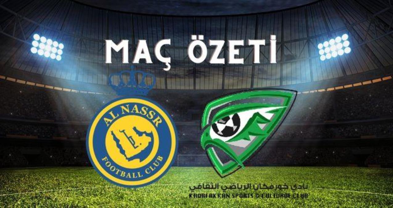 Al Nassr – Khor Fakkan maç özeti! (VİDEO) Al Nassr maçı özeti izle! Al Nassr Khor Fakkan maçı kaç kaç bitti?