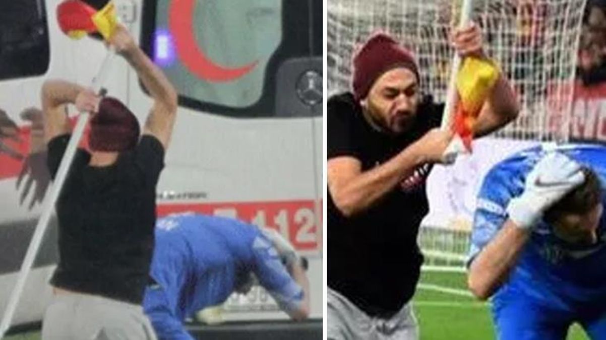 Altay-Göztepe maçında kaleci Ozan’ı korner direğiyle yaralayan sanık tahliye edildi