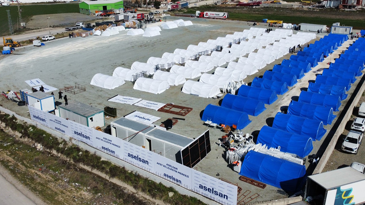 ASELSAN depremin yaralarını sarmak için afet bölgesinde