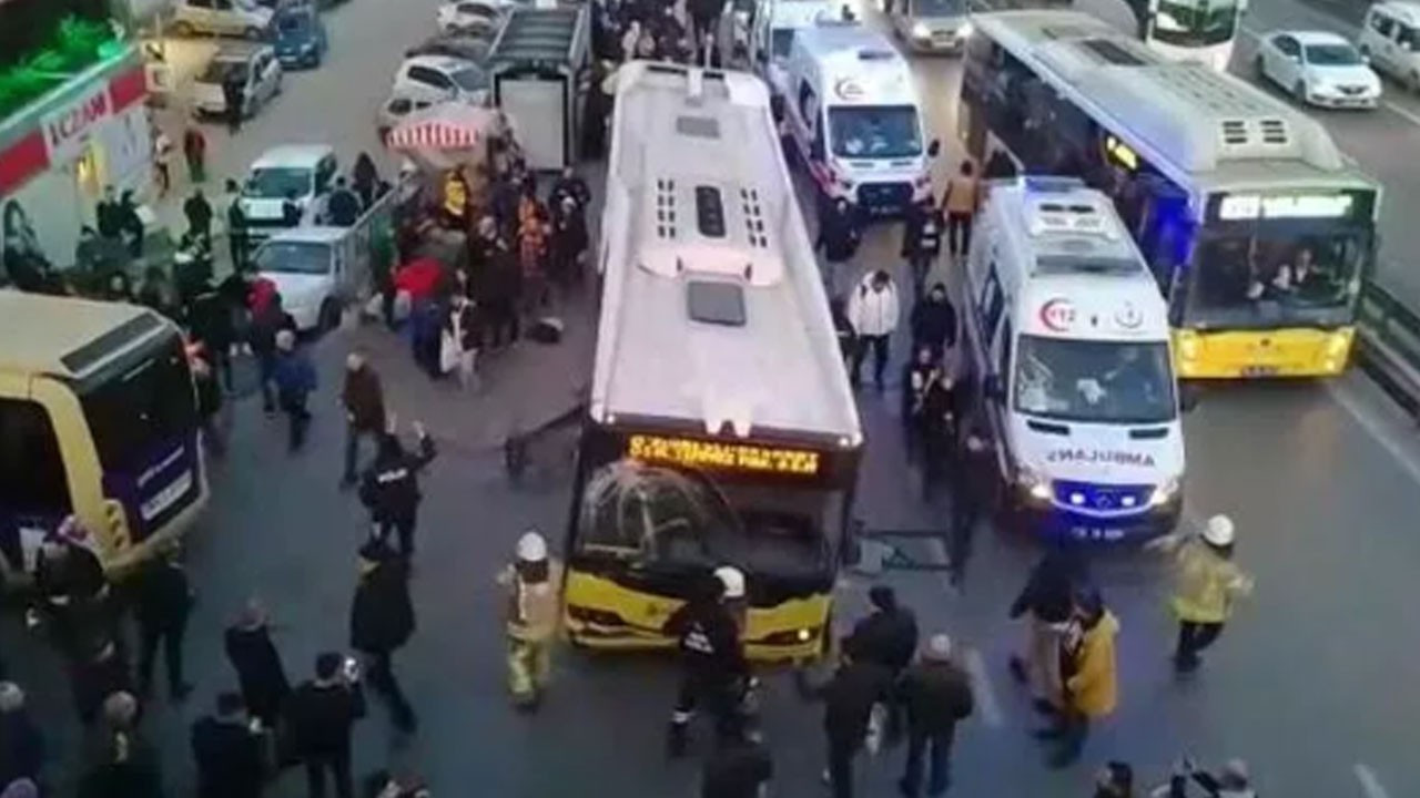 Bahçelievler’de İETT otobüsü durağa girdi: 1 ölü, 4 yaralı