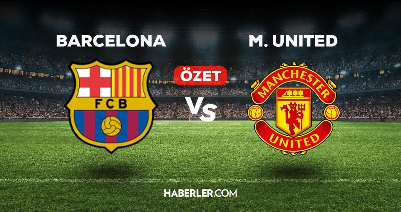 Barcelona Manchester United maç özeti! (VİDEO) Barcelona Manchester United maçı özeti izle! Barcelona M. United maçı kaç kaç bitti?