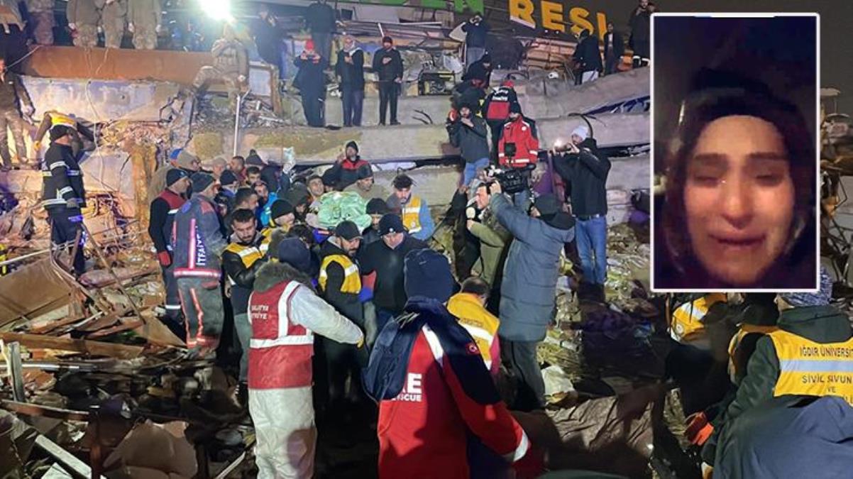 Depremzede 7.6’lık sarsıntının merkez üssü Elbistan’daki durumu gözyaşlarıyla anlattı: Taş üstünde taş kalmadı, Allah rızası için yardım edin