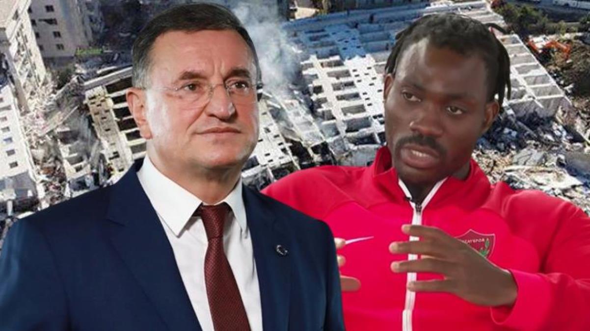 Enkaz altındaki futbolcu Atsu’nun menajerinden Hatay BB Başkanı Lütfü Savaş’a sert tepki: Bir kişiyi bile aramadın