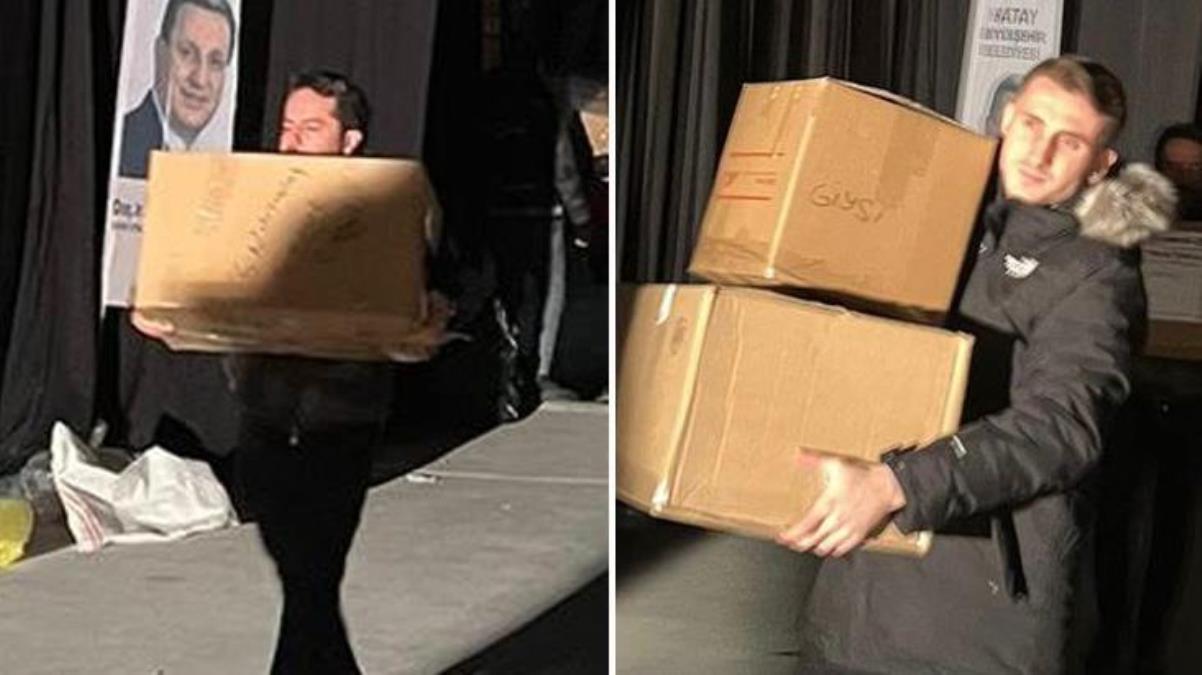 Erden Timur ve Kerem Aktürkoğlu, depremzedelere destek için Hatay’da