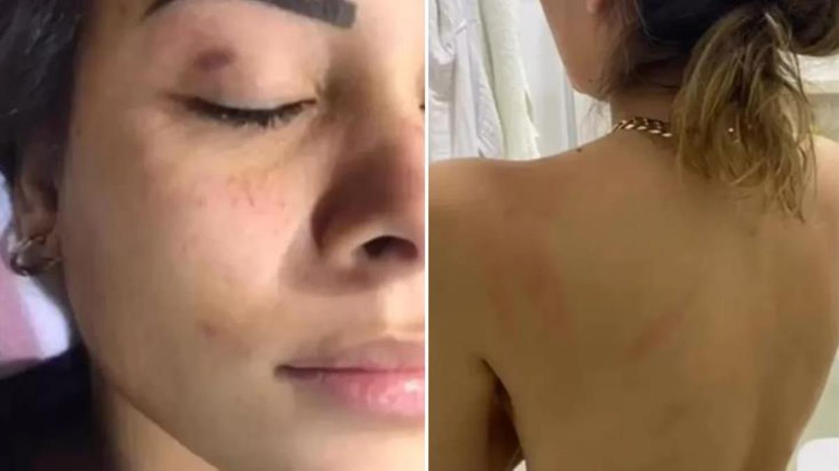 Görüntüler ortaya çıktı! Süper Lig’in eski yıldızı, eşini öldüresiye dövdü