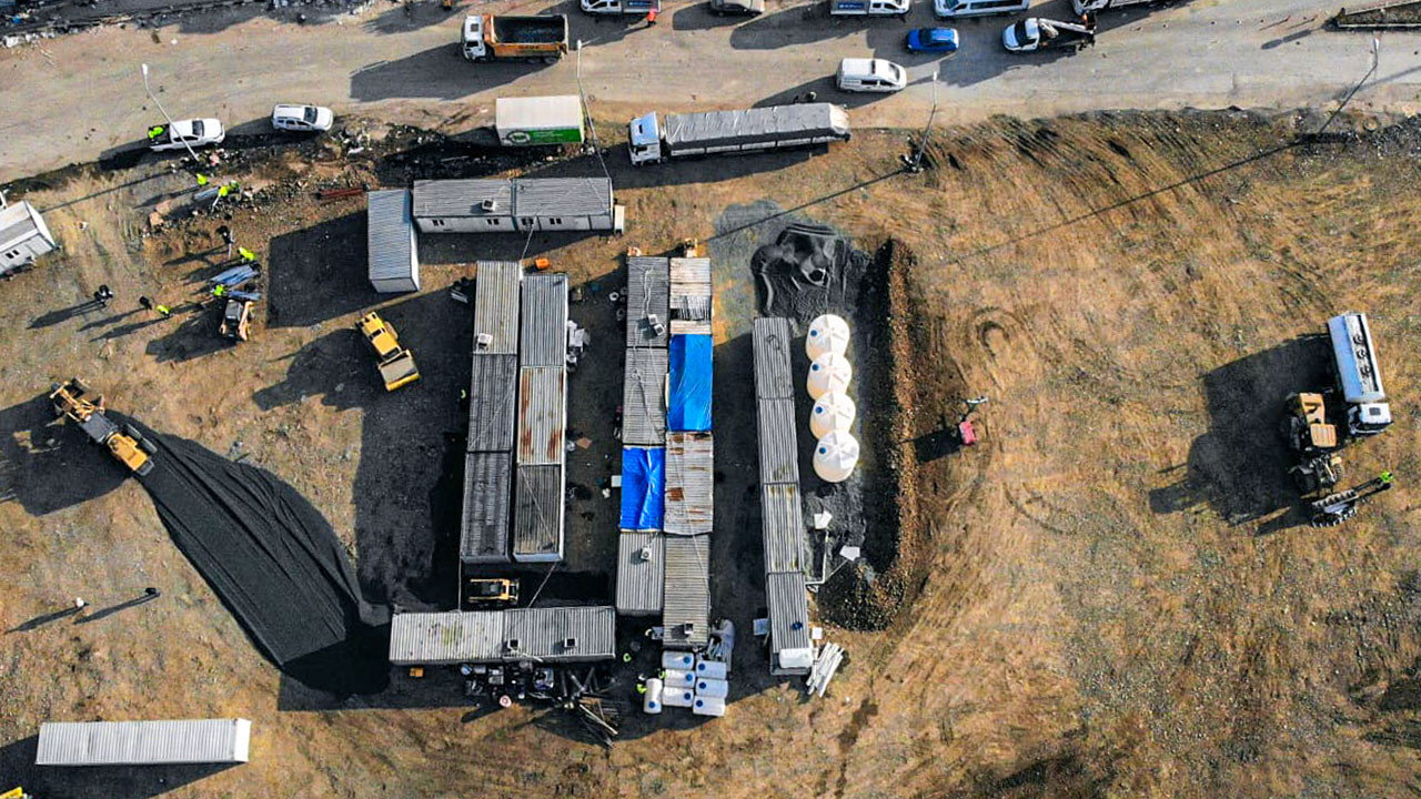 İGA İstanbul Havalimanı, Hatay’da afetzedeler için konteyner kent kuruyor