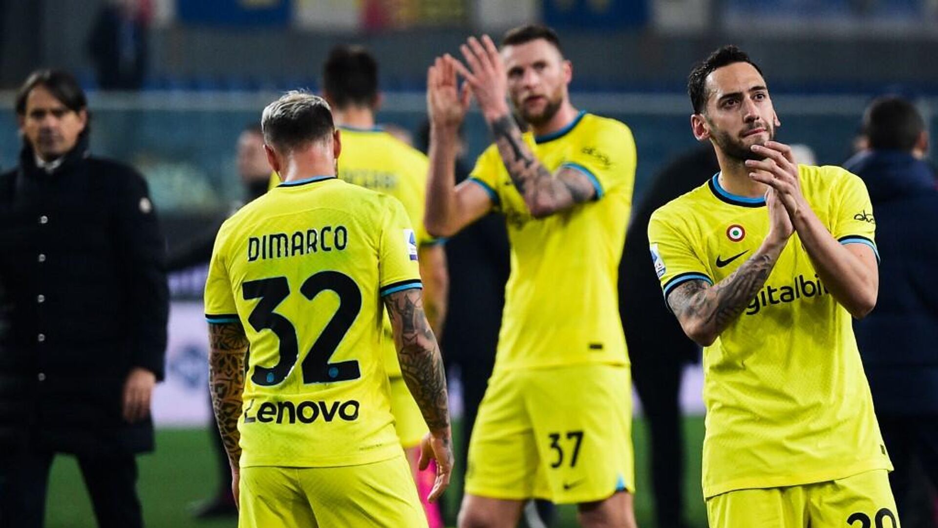 Inter-Sampdoria maçında deprem unutulmadı: Hakan Çalhanoğlu ve Emirhan İlkan duygusal anlar yaşadı