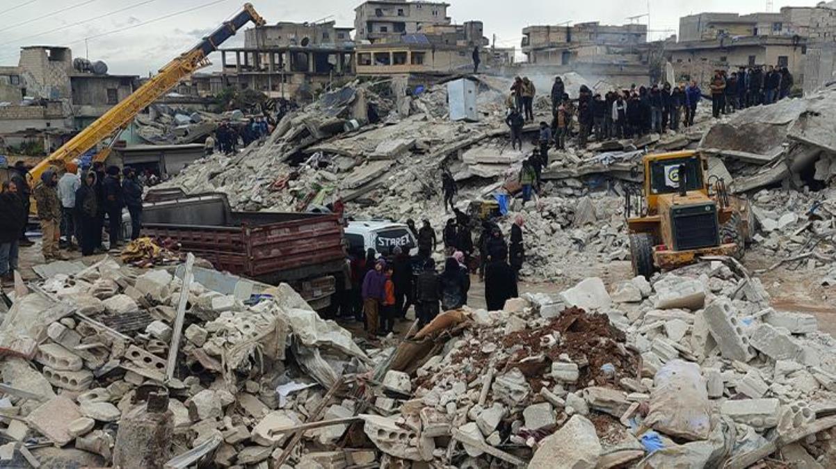 Kahramanmaraş merkezli depremlerden etkilenen Suriye’de ölenlerin sayısı 1782’ye yükseldi