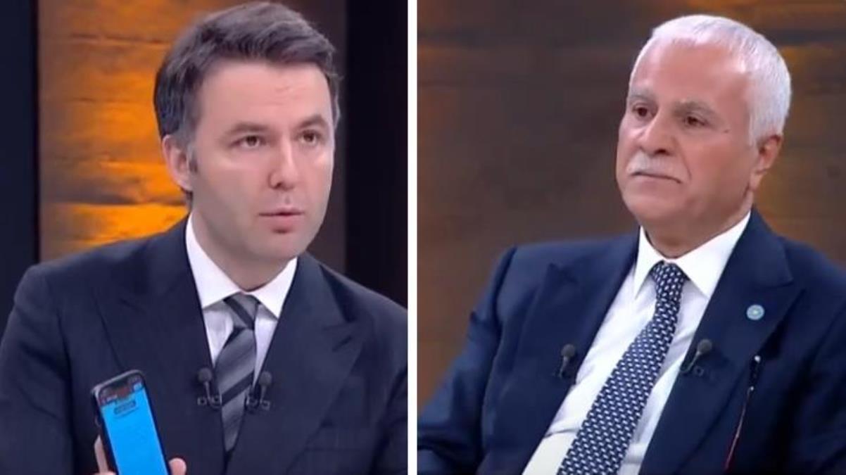 Koray Aydın “99 depreminde yağma olmadı” dedi, sunucu gazete küpürlerini göstermek isteyince zor anlar yaşadı