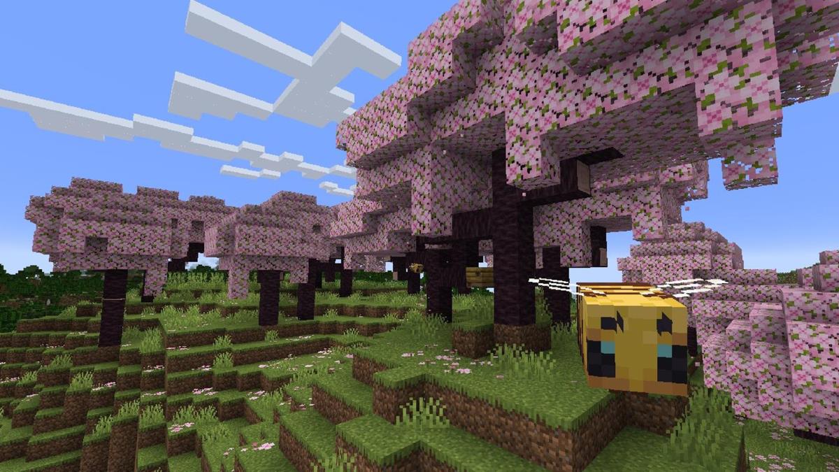 Minecraft’a 1.20 sürümü ile kiraz çiçeği biyomu geliyor