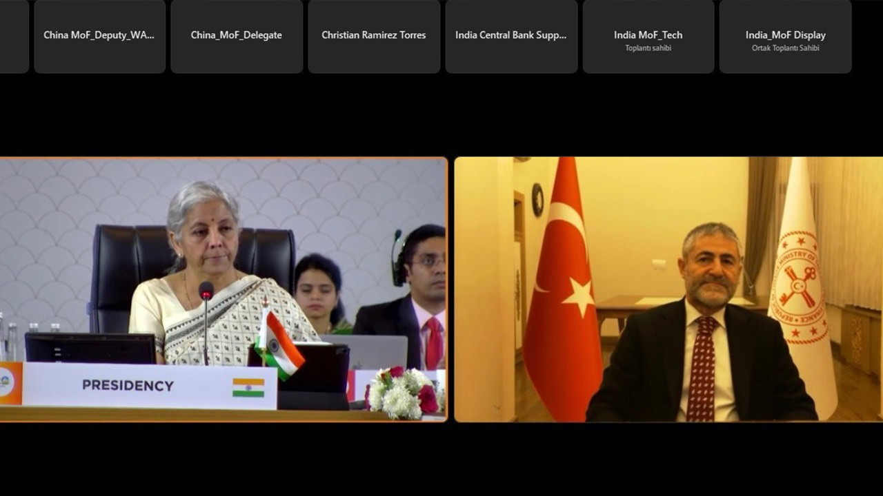 Nebati, G20 Maliye Bakanları ve Merkez Bankası Başkanları Toplantısı’na katıldı