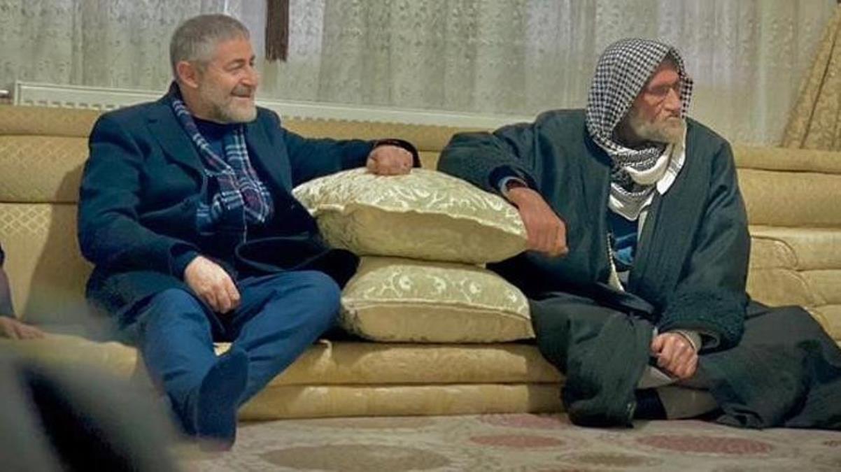 Nureddin Nebati’den deprem bölgesinde çekilen fotoğrafa gelen eleştirilere yanıt: Milletimize havale ediyorum