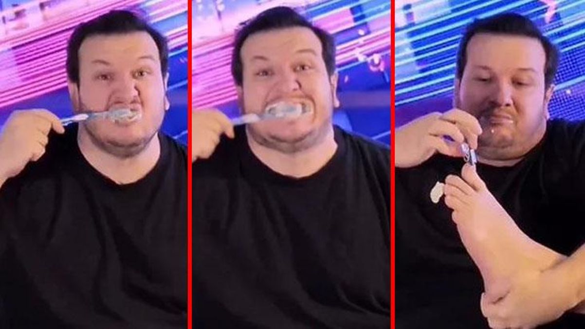 Şahan Gökbakar, canlı yayında tırnak kesen Hakan Bayrakçı’yı tiye aldı