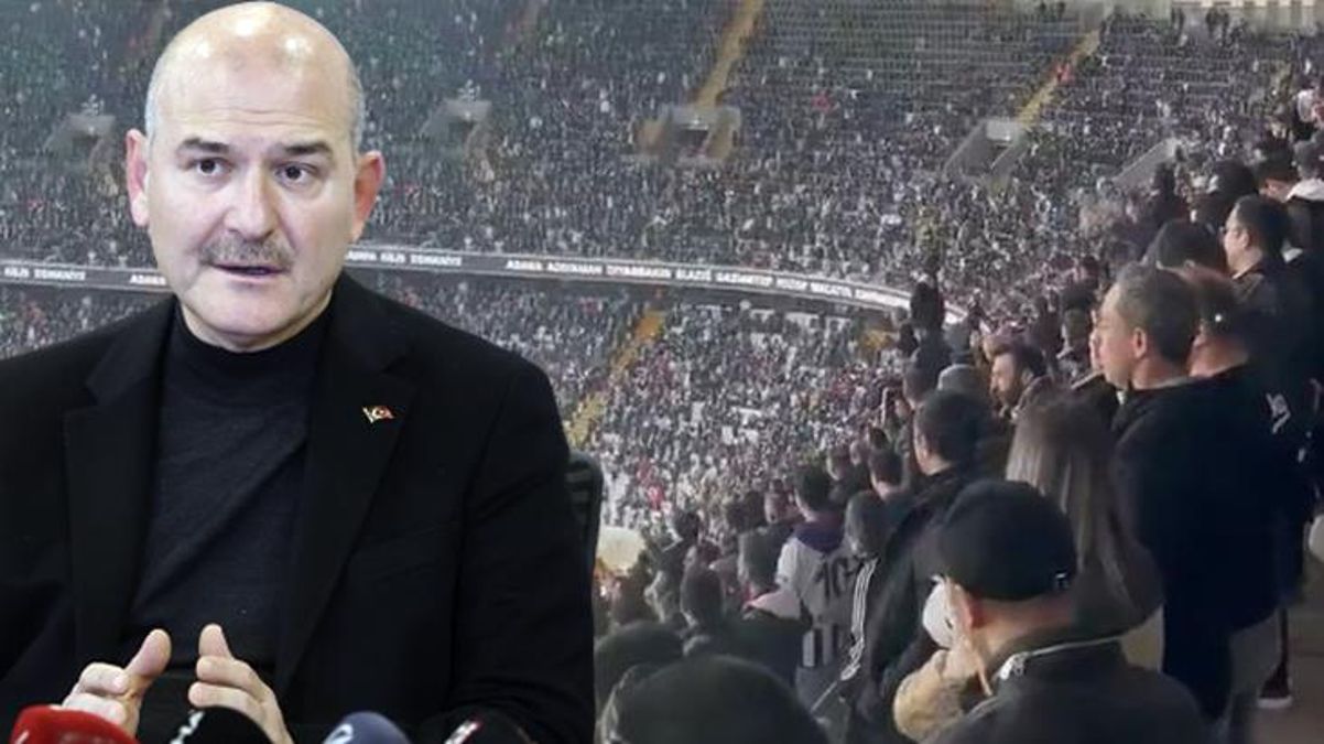 Soylu’dan stadyumlardaki “Hükümet istifa” sloganlarına sert tepki: Mesaimizi bölmek isterlerse rahat böleriz