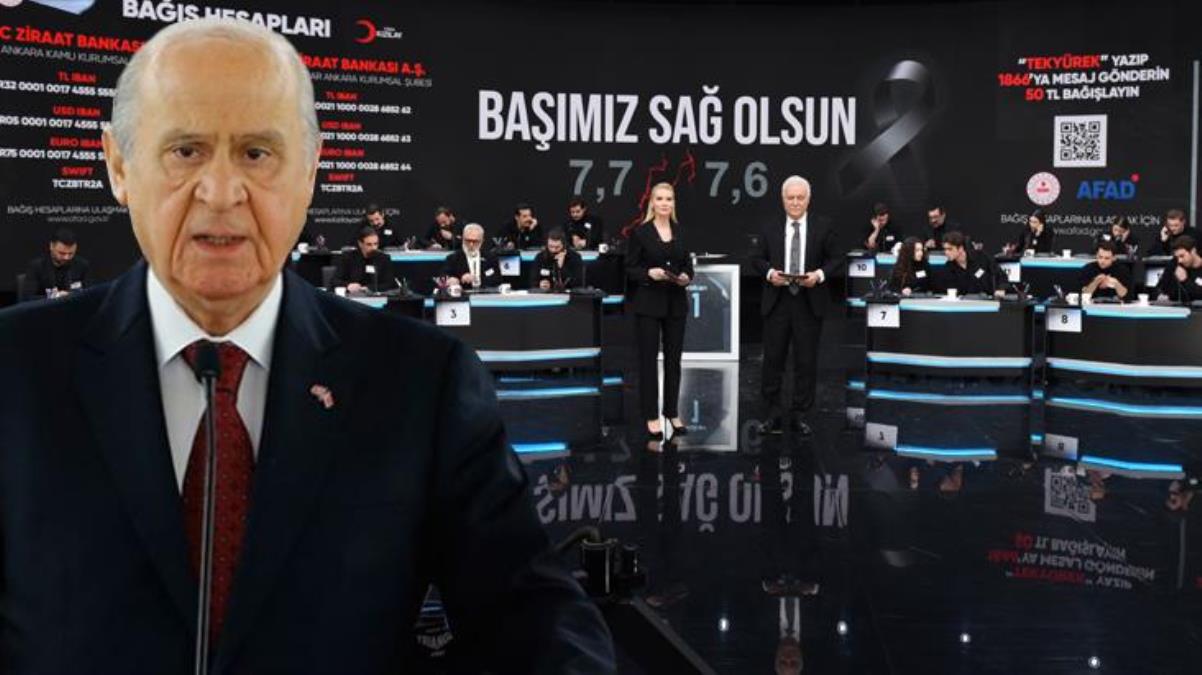 “Türkiye Tek Yürek” kampanyasına bir bağışta Bahçeli’den! Yayına bağlanmadı, sosyal medyadan duyurdu