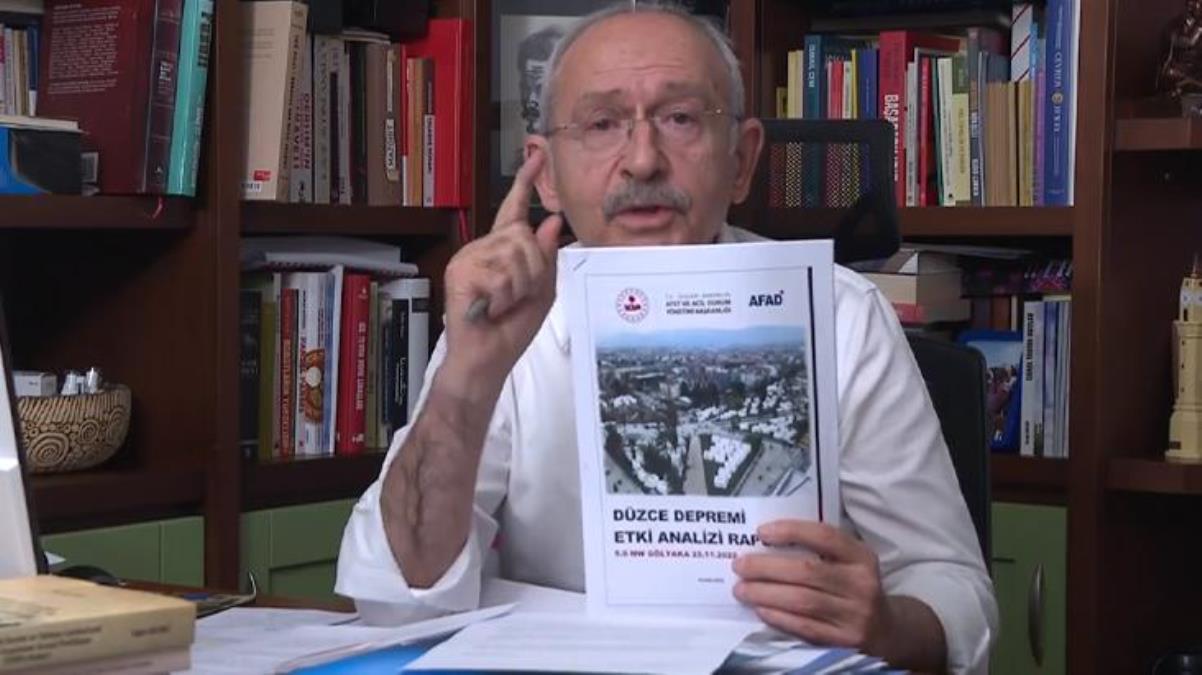 Yeni bir video paylaşan Kılıçdaroğlu, AFAD raporunu göstererek vatandaşlara seslendi: Şimdi ben nasıl susayım?