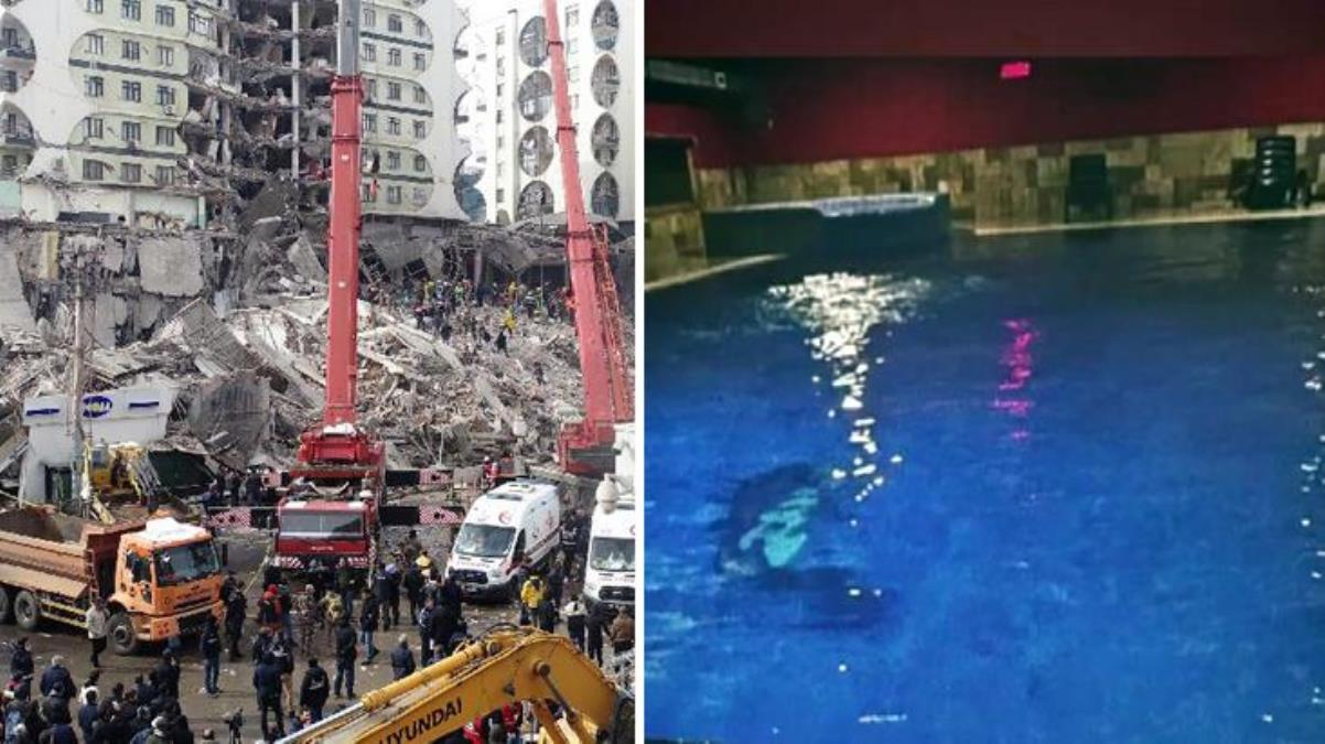 89 kişiye mezar olan Galeria Sitesi’nin altındaki havuzun görüntüsü ortaya çıktı! Bir tane kolon bırakmamışlar