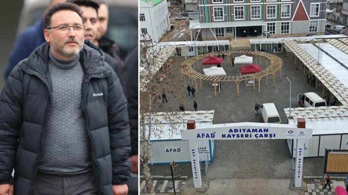 Adıyaman’da kurulan 2 konteyner çarşı, şehirdeki ticari hayatı yeniden canlandırdı