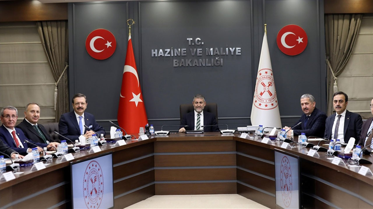 Bakan Nebati TOBB yönetimiyle bir araya geldi