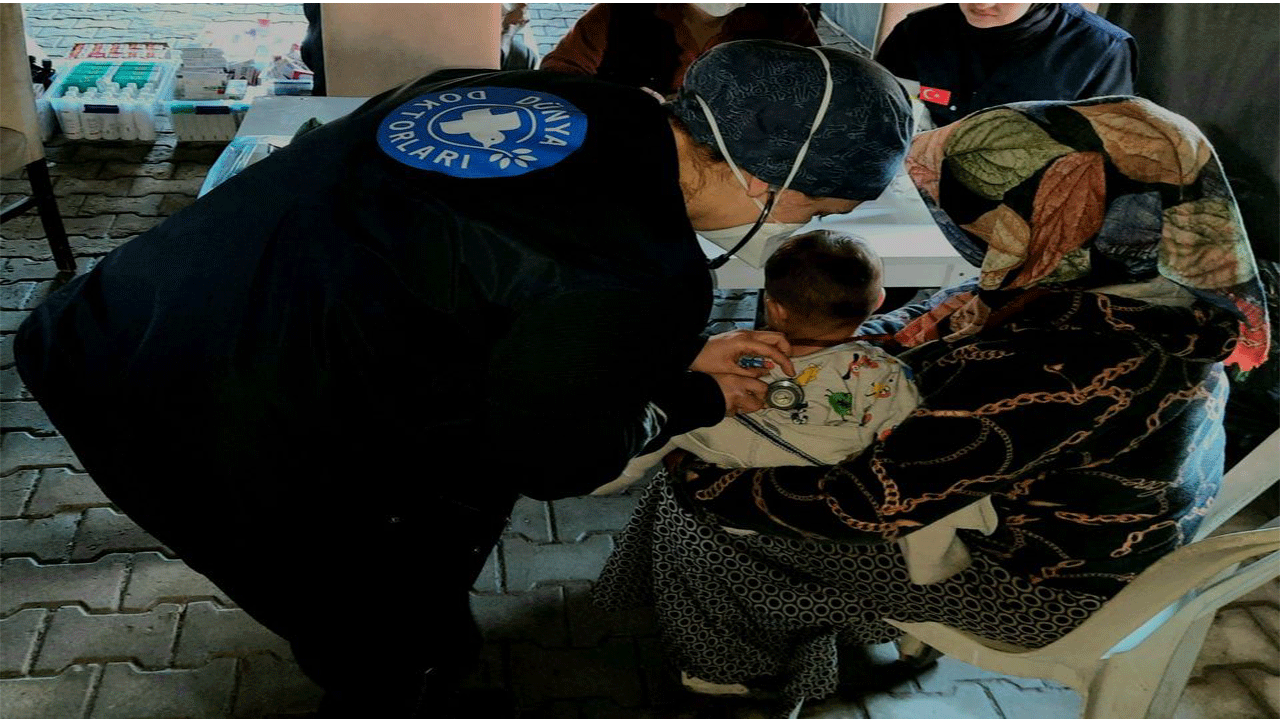 Dünya doktorları Hatay’da 6 bine yakın afetzedeye sağlık hizmeti verdi