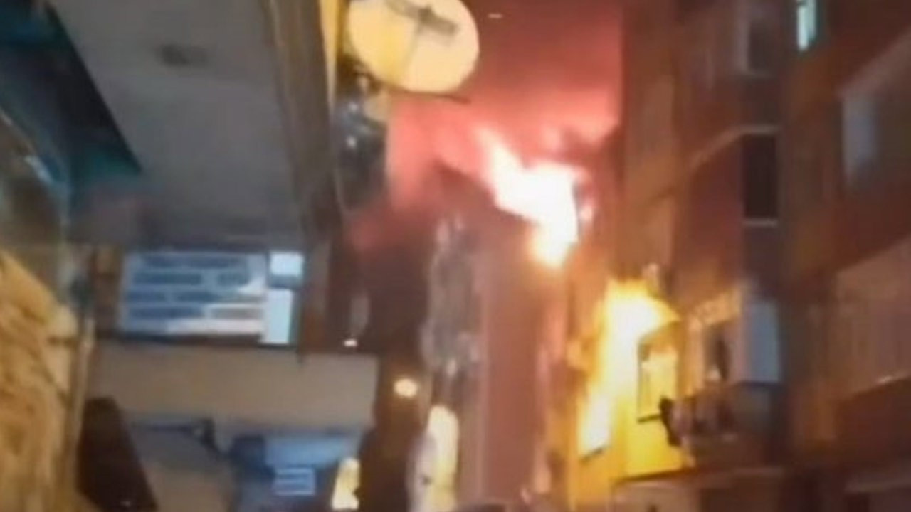 Evini yaktı, sosyal medyadan paylaştı