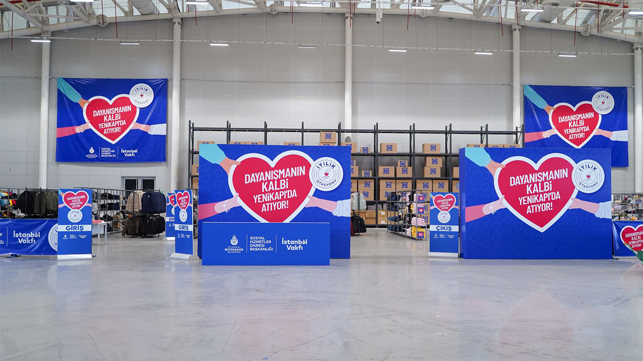 “İyilik İstasyonu”  afetzedelere kapılarını açtı