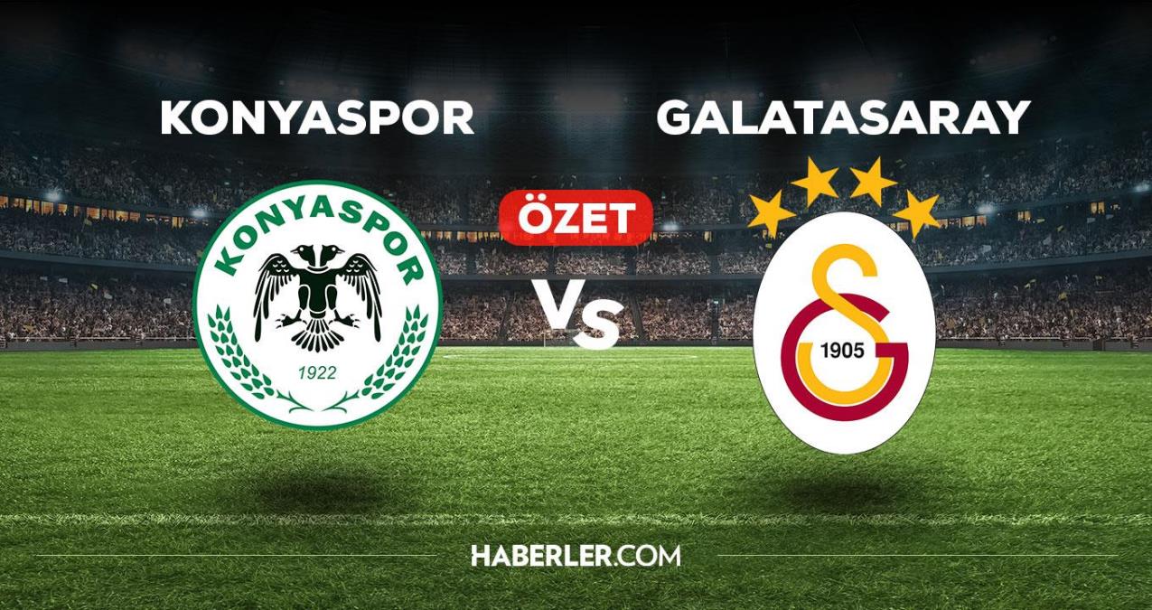 Konyaspor Galatasaray maç özeti! (VİDEO) Konyaspor Galatasaray maçı özeti izle! Konyaspor Galatasaray maçı kaç kaç bitti?