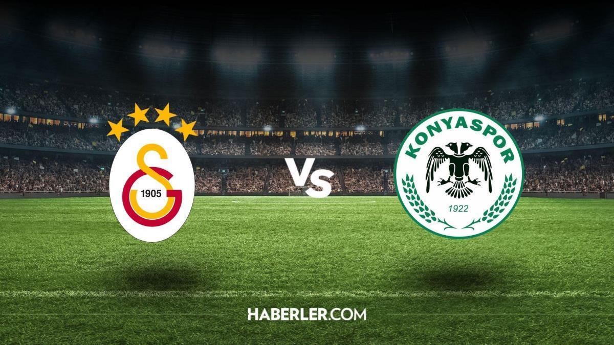 Konyaspor – Galatasaray maçı ne zaman, saat kaçta? Galatasaray – Konyaspor maçı hangi kanaldan yayınlanacak?