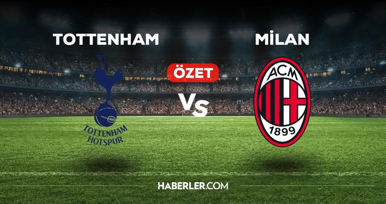 Tottenham Milan maç özeti! (VİDEO) Tottenham Milan maçı özeti izle! Tottenham Milan maçı kaç kaç bitti?