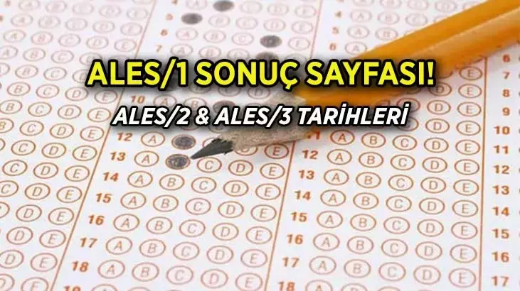 ALES sonuçları ne zaman açıklanır? ALES/2 ve ALES/3 tarihi